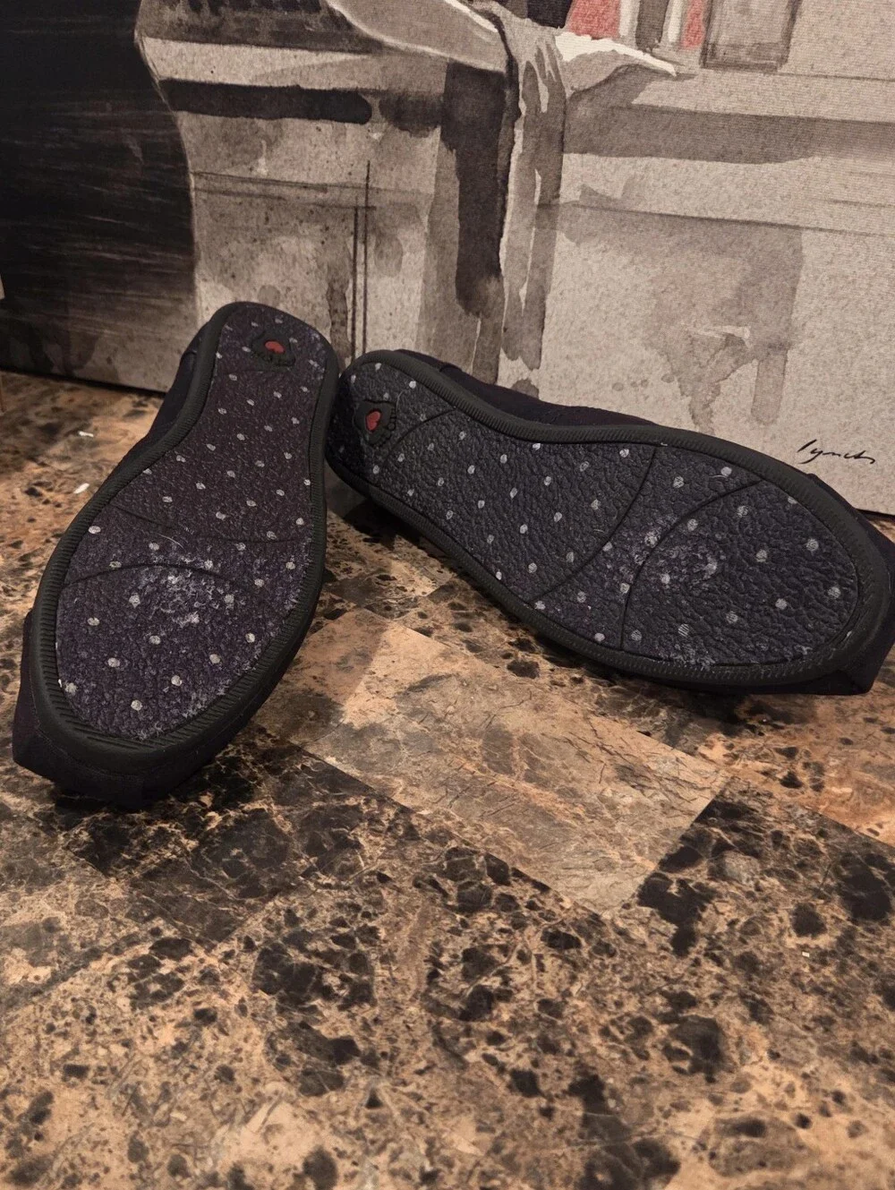 NWT!  Skechers Bobs Plush Peace & Love Black Womens Memory Foam Flats SZ 8